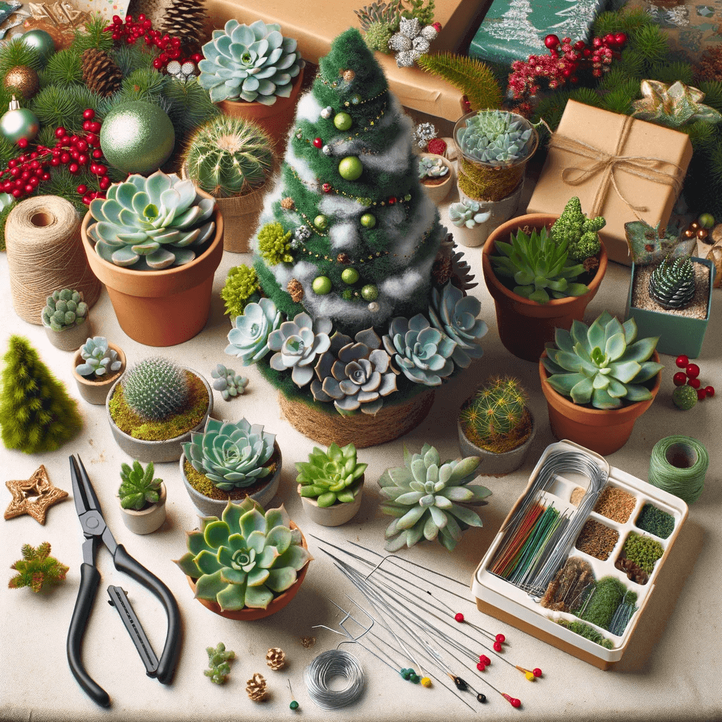 SucculentChristmasTree1