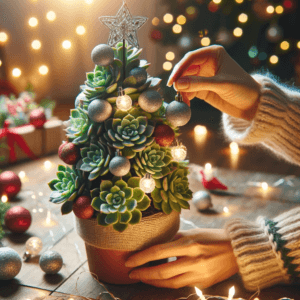 how to make Succulent Christmas Tree3