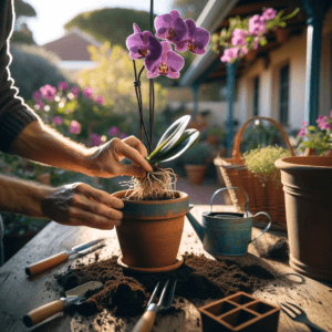 How to repot an Orchid