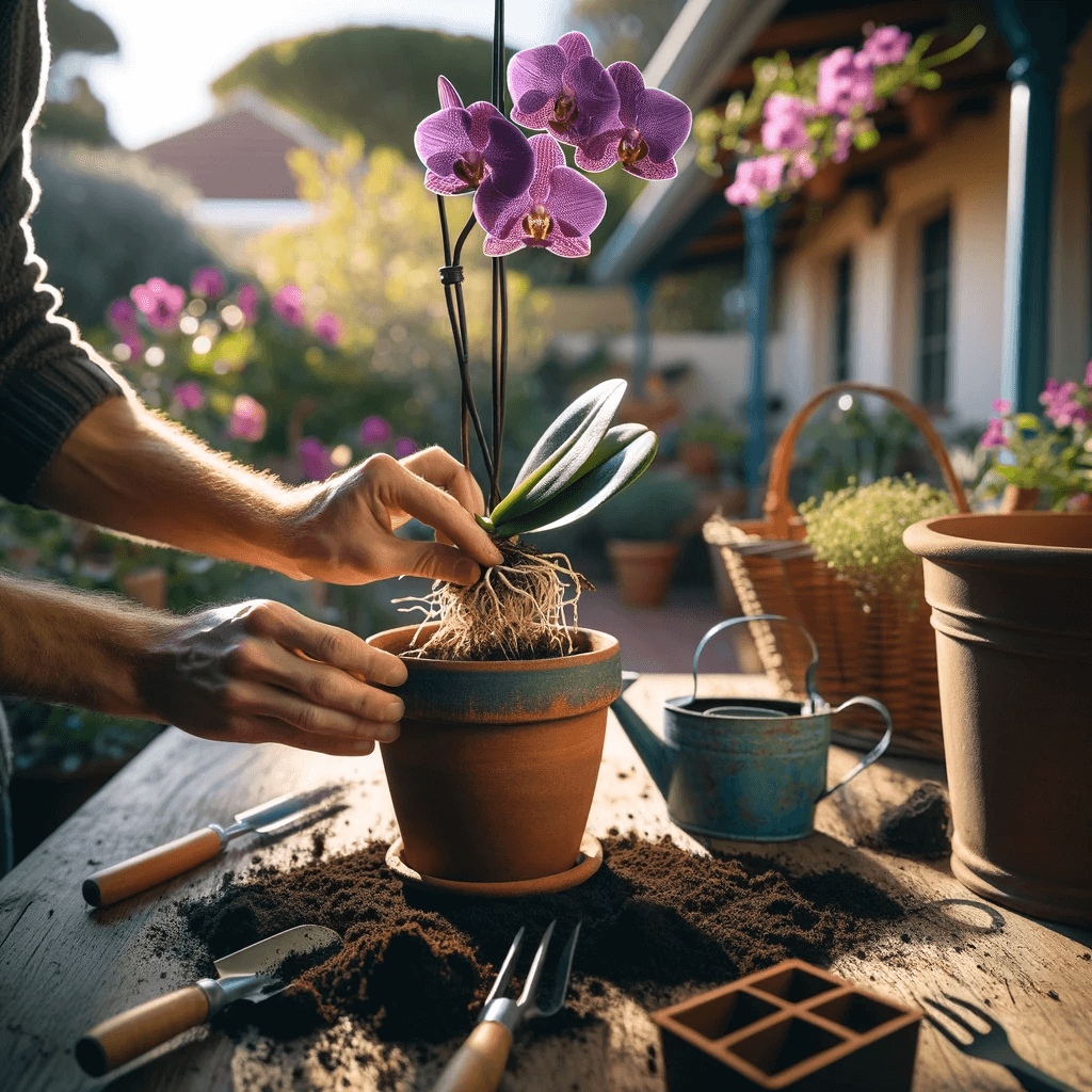 How to Repot an Orchid - Plantinfo